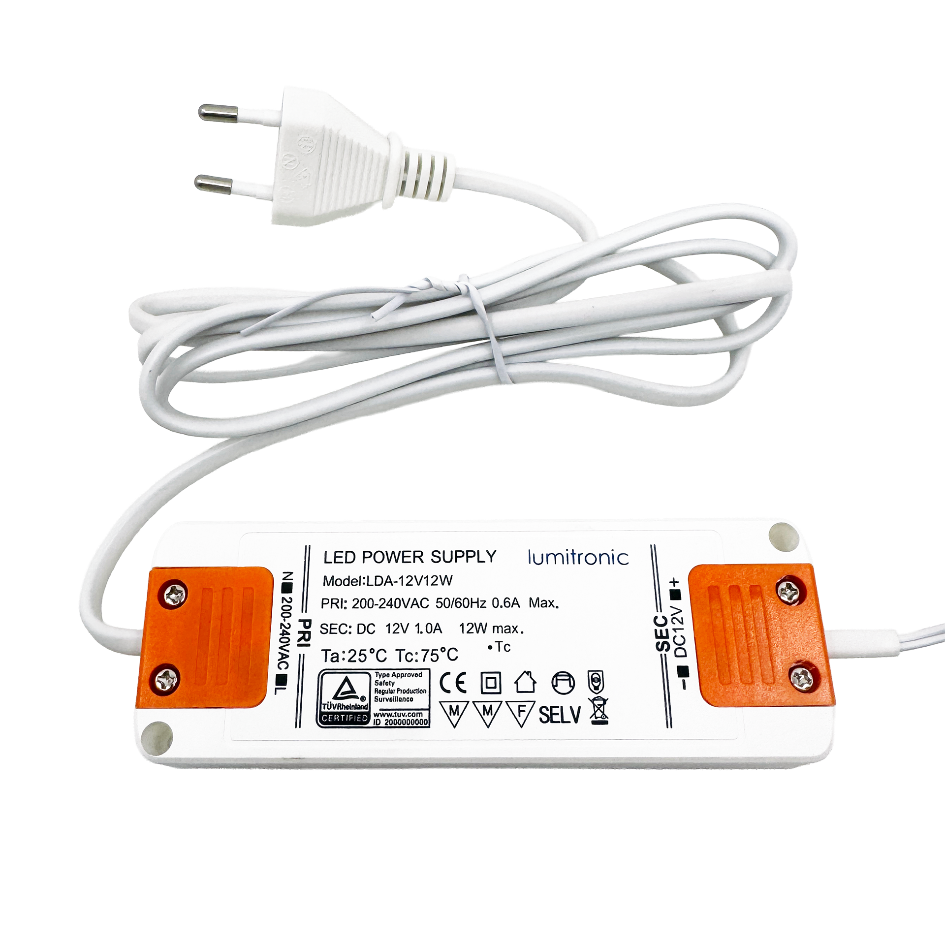 Ersatztrafo 12W DC12V für mobilux Möbelleuchten