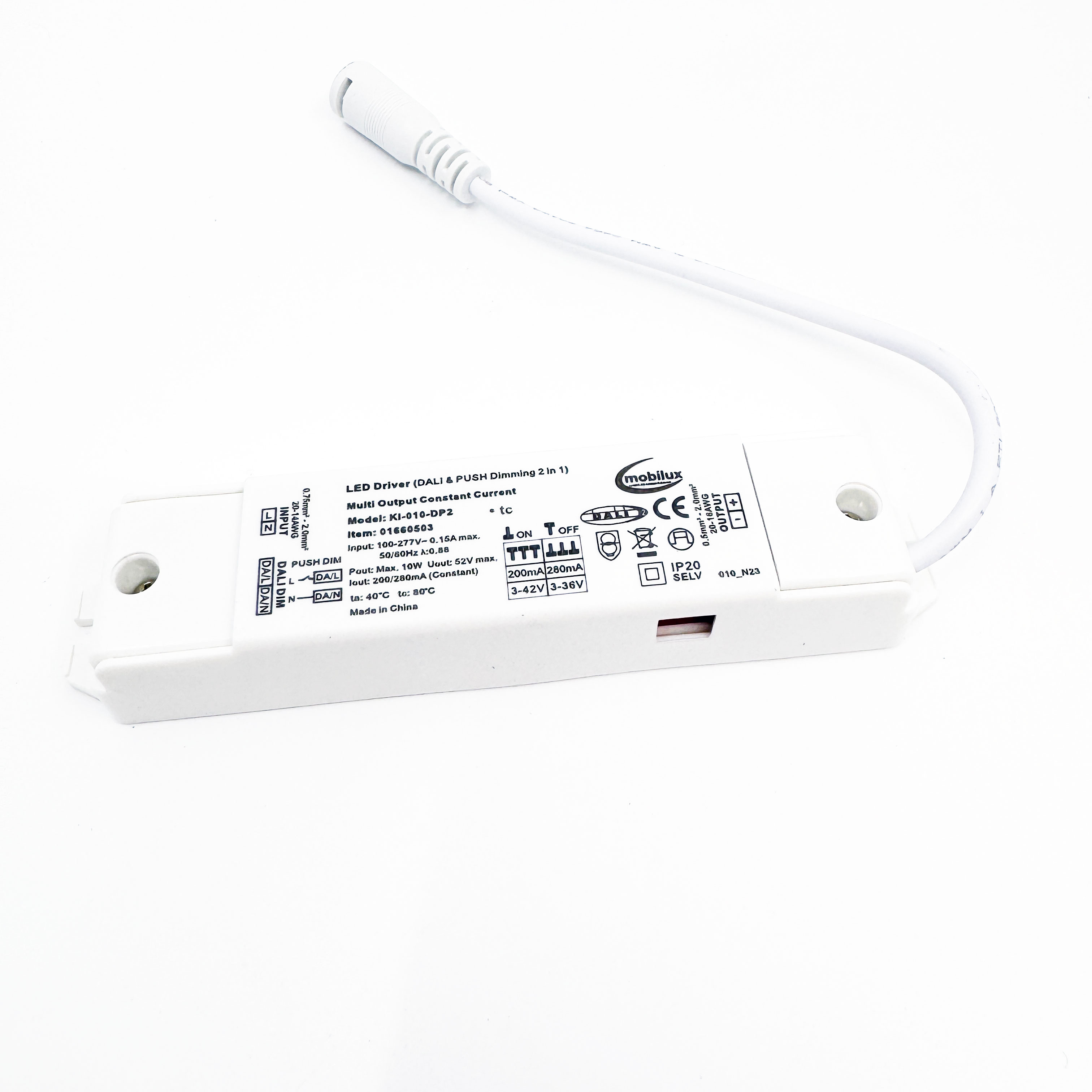 MOBiDAL COB Ersatztrafo 200/280mA - DALI