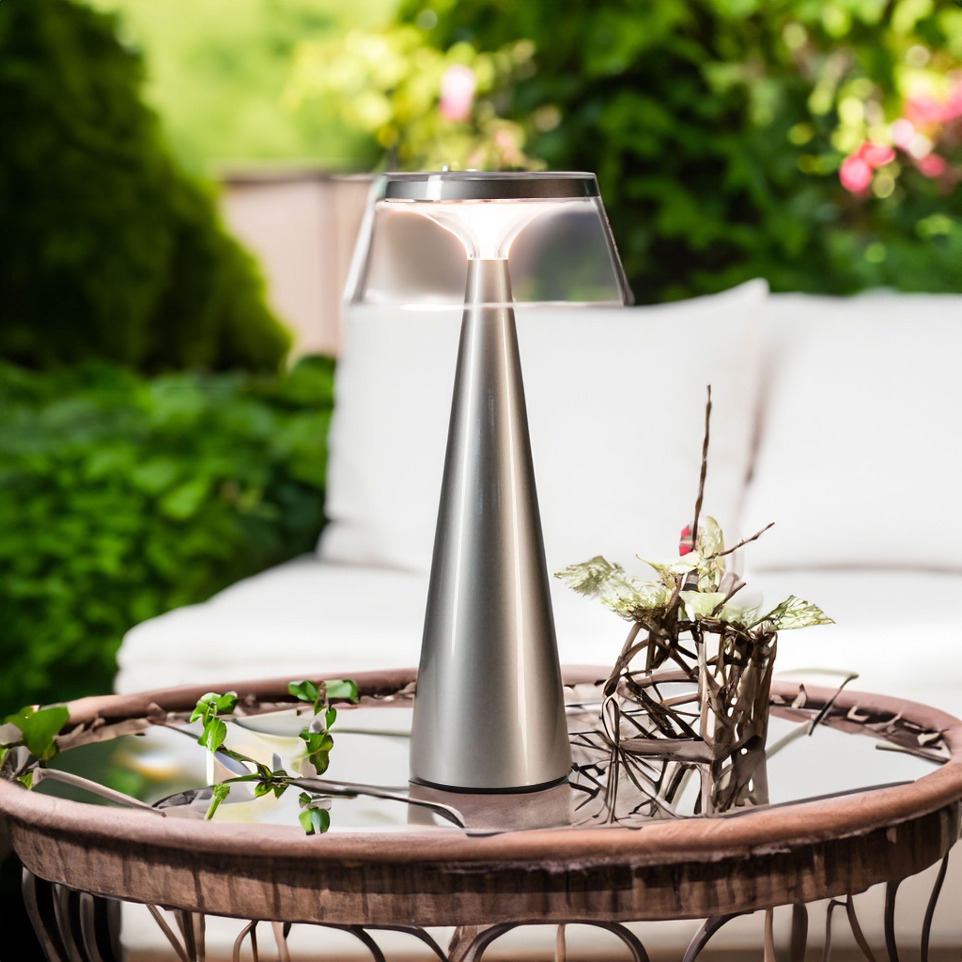 SunGlow Akku-Tischleuchte