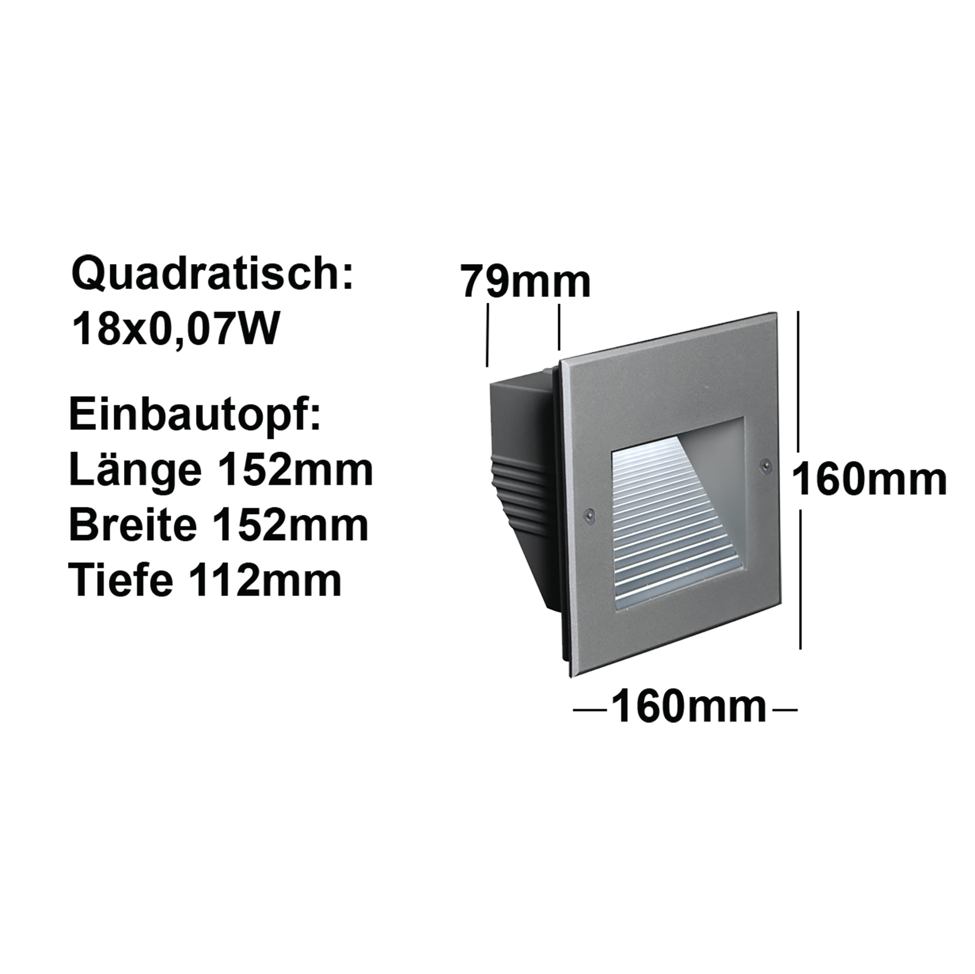 WALLWASHER LED WAND & TREPPE IP65