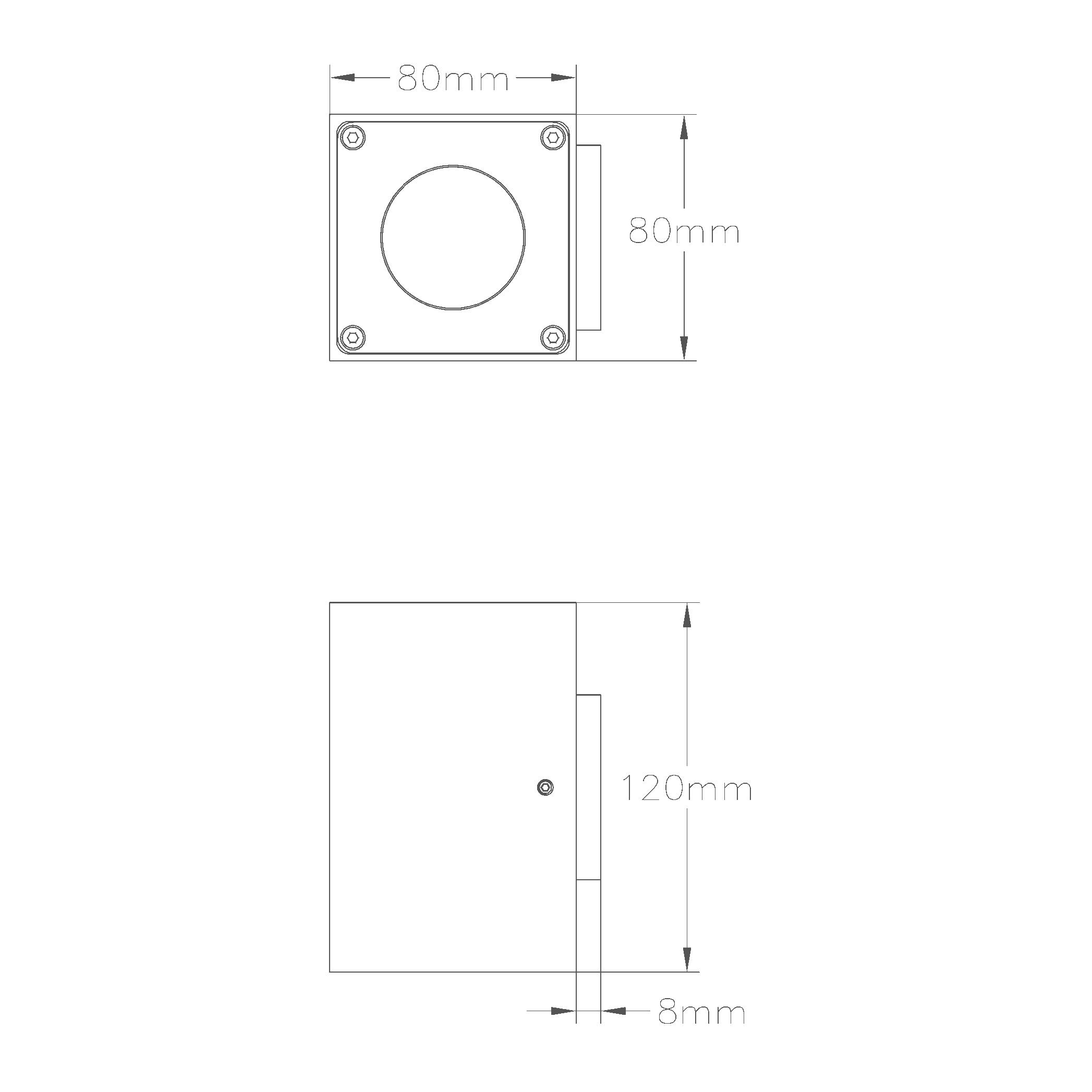 SLIM IP65 WANDLEUCHTE