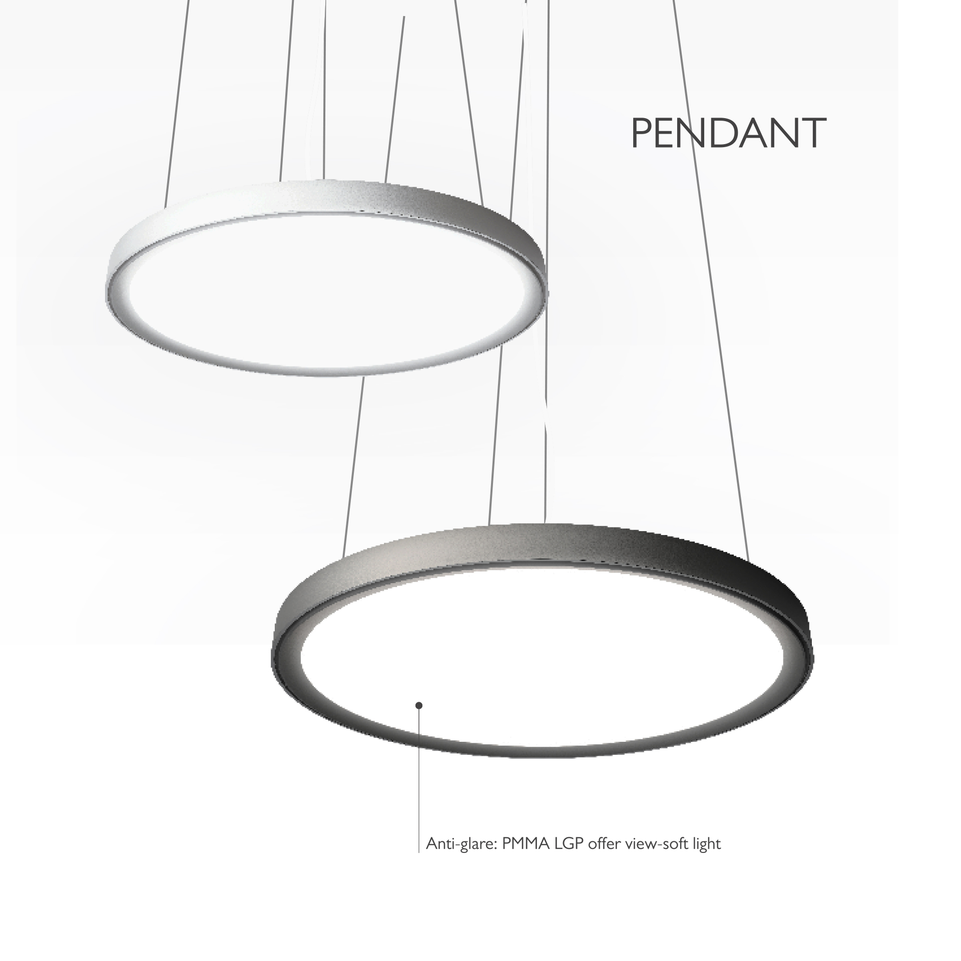 Pendelset für Ambienta weiß - passend für alle AMBIENTA Leuchtengrößen