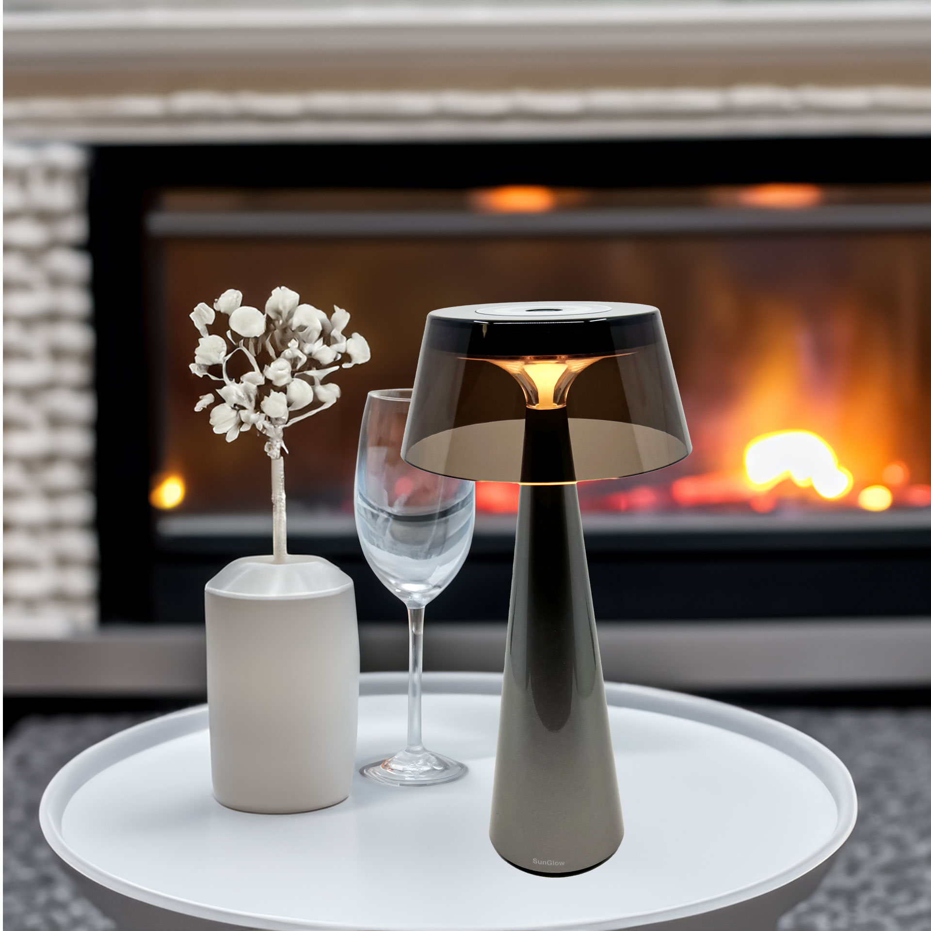 SunGlow Akku-Tischleuchte