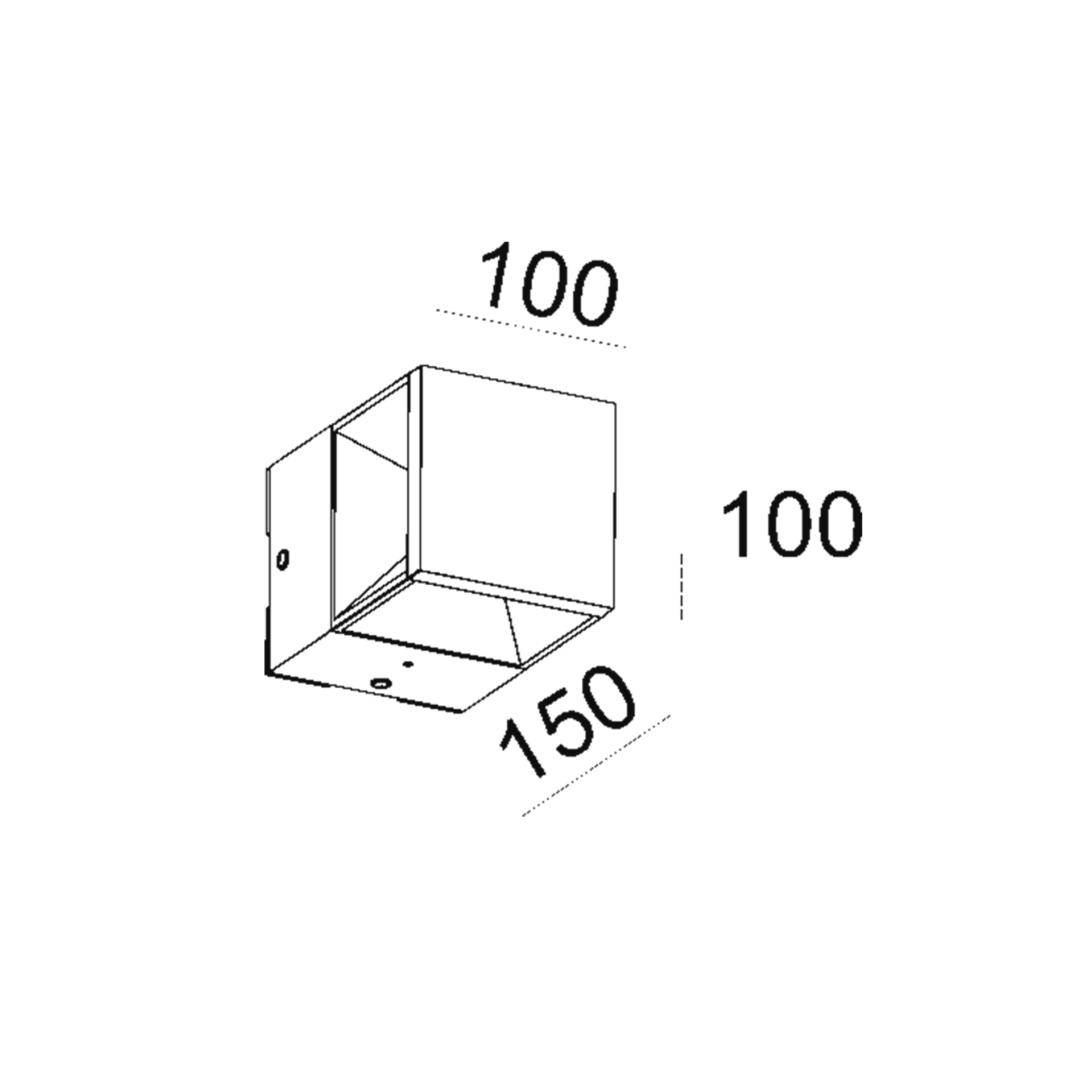 SQUARELINE MINI (H150mm)