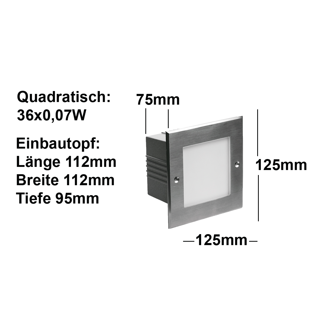 WALLWASHER LED WAND & TREPPE IP65