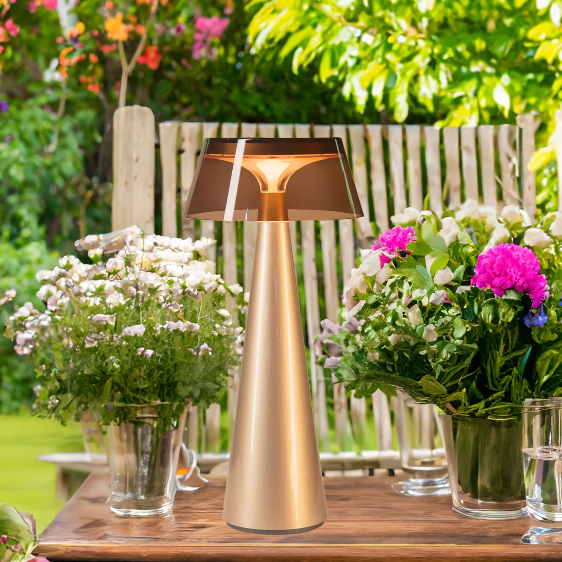 SunGlow Akku-Tischleuchte